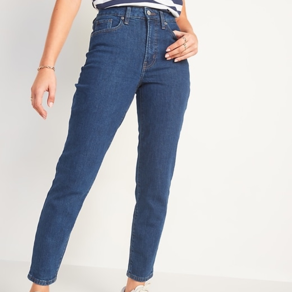 Old Navy || high waisted O.G. straight ankle jeans